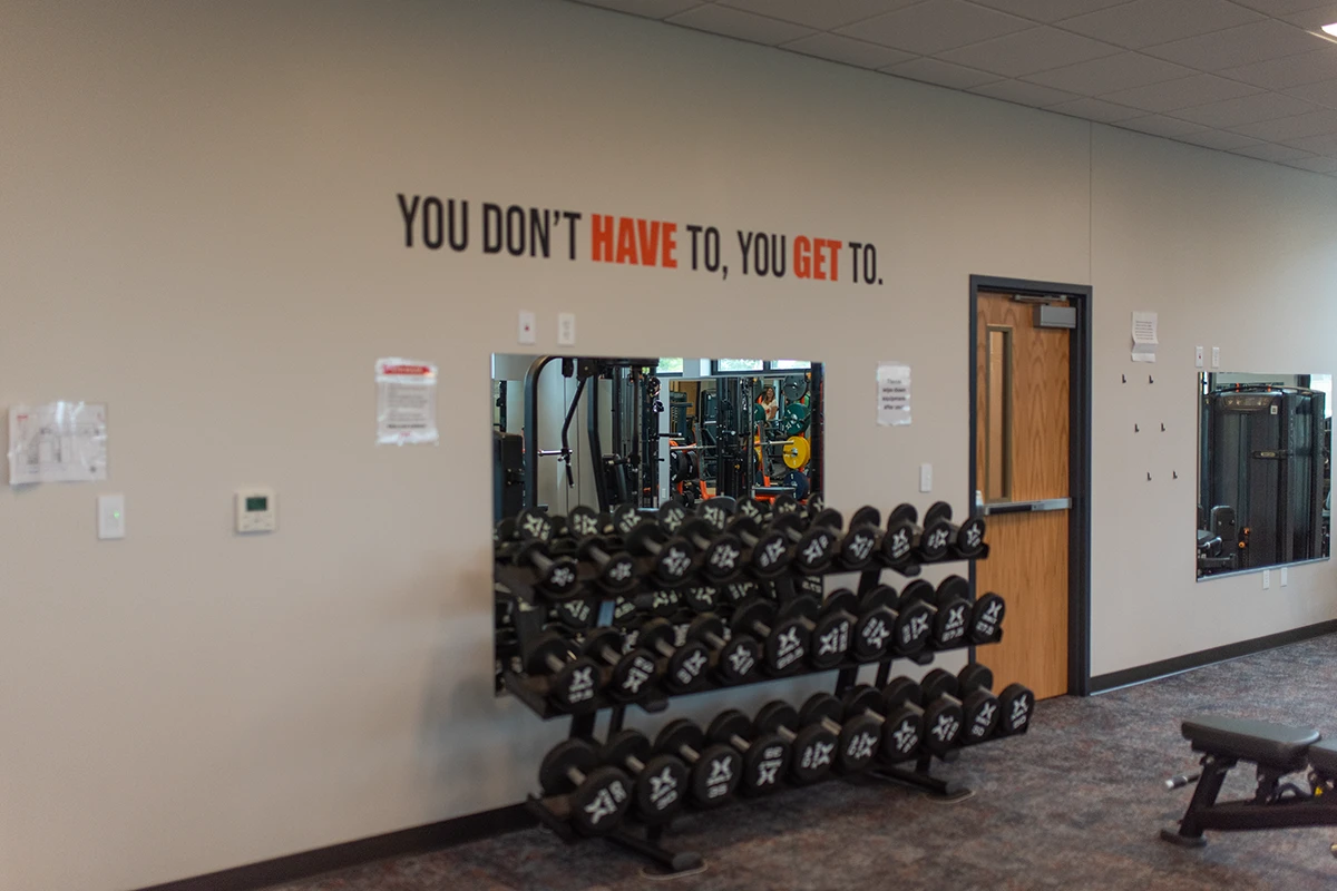 fitness center weights